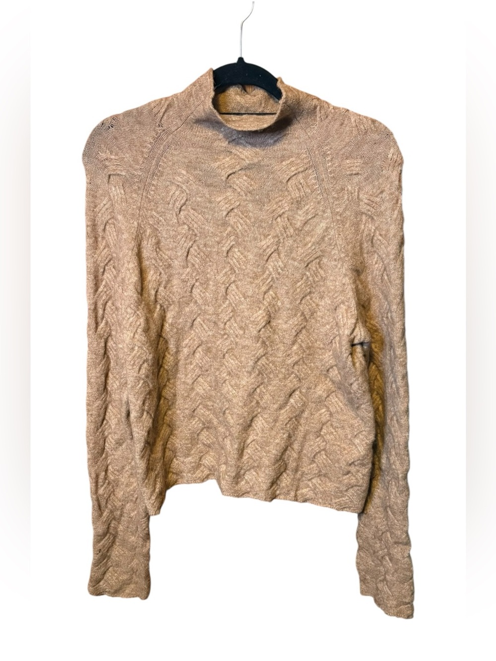 Aritzia Wilfred Free Mical Alpaca Wool Basketweave Sweater Small